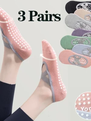Professional Women Yoga Sock Silicone Anti-slip