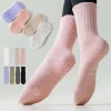 Yoga Socks for Women Cotton Silicone Non-Slip Fitness Gym Socks