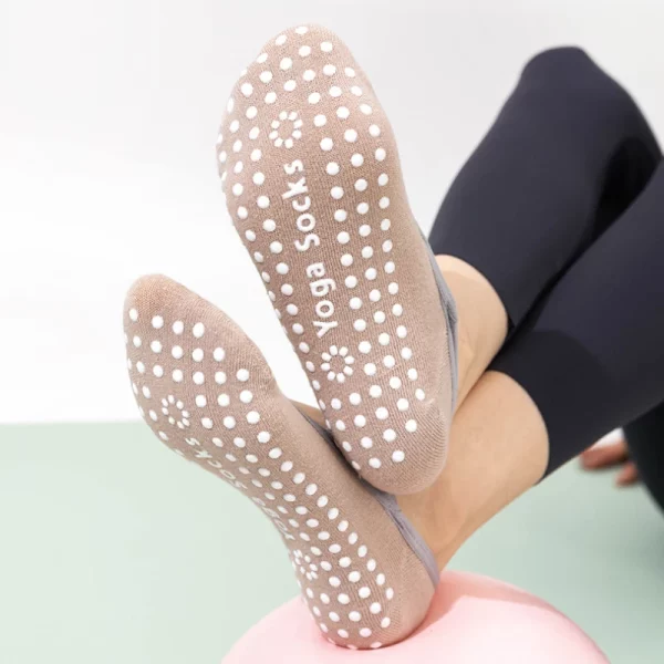 Professional Women Yoga Sock Silicone Anti-slip