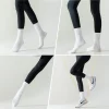 4-6 pairs of women's yoga socks, solid color midsole anti slip