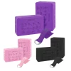2PCS EVA Yoga Blocks, High Density Non-Slip Foam Brick for Exercise, Gym Fitness Training Tools for Stretching Support